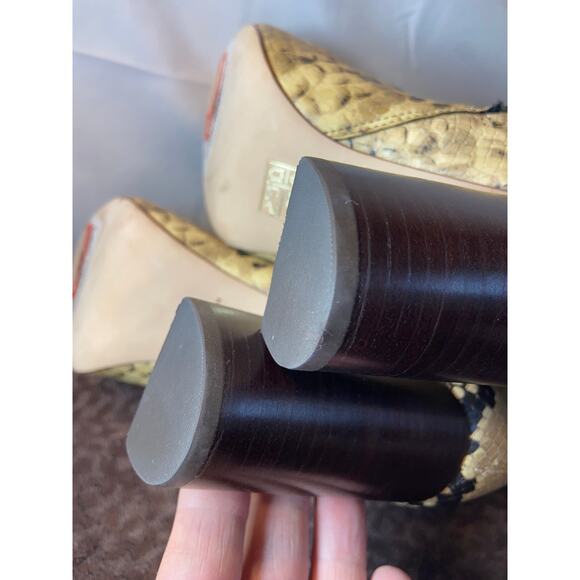 Tory Burch Diamant Lux snakeskin knee high boot - Picture 10 of 14